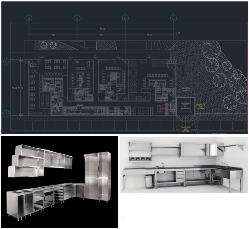 Acondicionamiento de cocina industrial para restaurante Querétaro